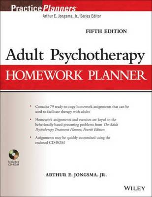 Adult Psychotherapy Homework Planner