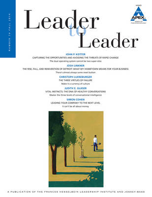 Leader to Leader (LTL): Volume 74