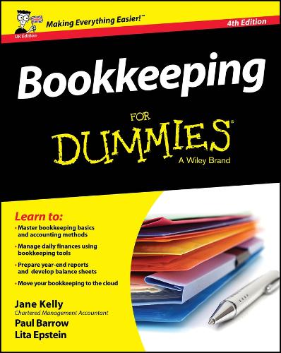 Bookkeeping For Dummies, UK Edition