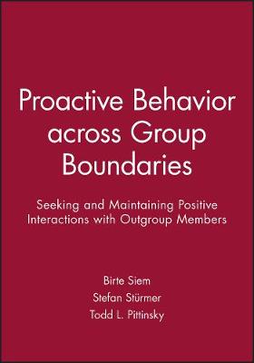 Proactive Behavior across Group Boundaries