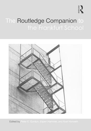 The Routledge Companion to the Frankfurt School