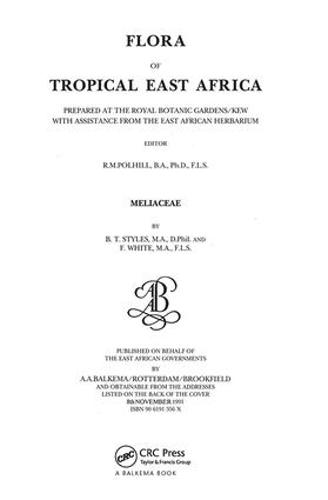 Flora of Tropical East Africa - Meliaceae (1991)