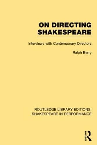 On Directing Shakespeare