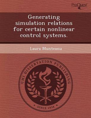 Generating Simulation Relations for Certain Nonlinear Control Systems