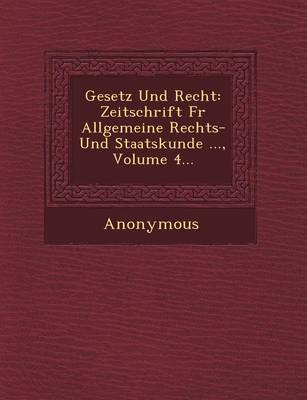 Gesetz Und Recht