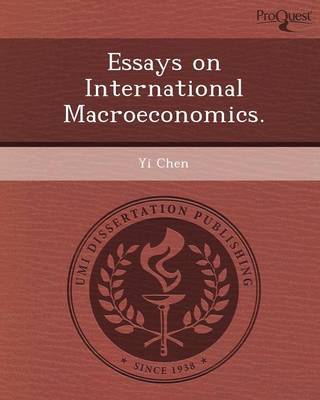 Essays on International Macroeconomics