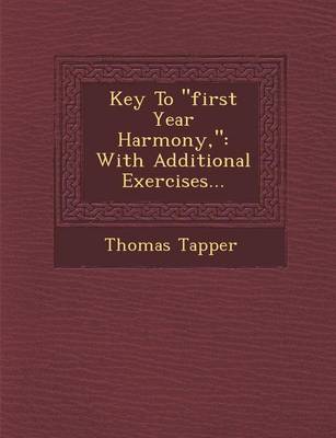 Key to First Year Harmony,