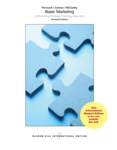 BASIC MARKETING (Int'l Ed)