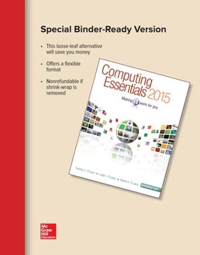 Computing Essentials 2015 Introductory Edition