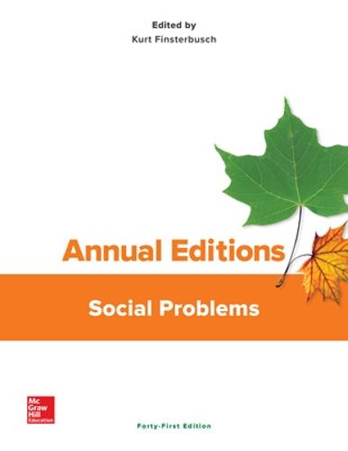 Annual Editions: Social Problems, 41/e