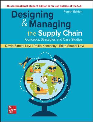 ISE Designing and Managing the Supply Chain: Concepts, Strategies and Case Studies