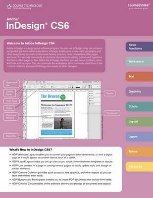 Adobe InDesign CS6 Coursenotes