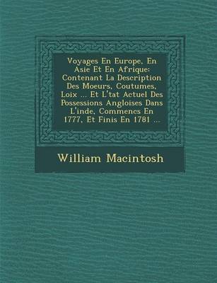 Voyages En Europe, En Asie Et En Afrique