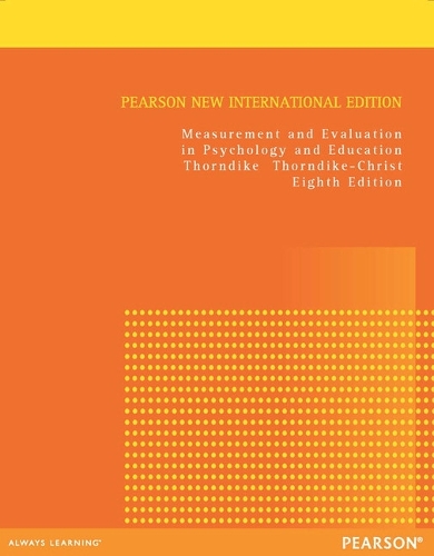 Measurement and Evaluation in Psychology and Education