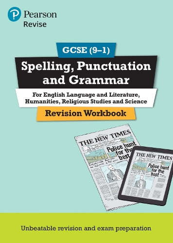 Pearson REVISE GCSE Spelling, Punctuation and Grammar- for 2026, 2027 exams: Course companion