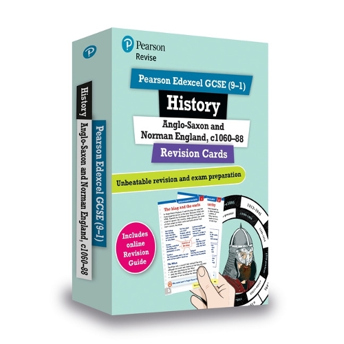 Pearson REVISE Edexcel GCSE History Anglo-Saxon and Norman England Revision Cards incl. online revision - for 2026, 2027 exams