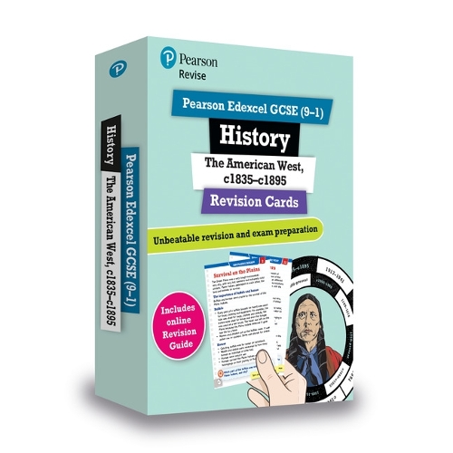 Pearson REVISE Edexcel GCSE History American West Revision Cards incl. online revision - for 2026, 2027 exams
