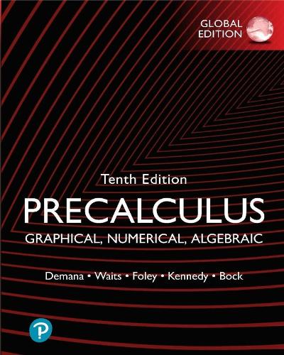 Precalculus: Graphical, Numerical, Algebraic plus Pearson MyLab Math with Pearson eText (Package)