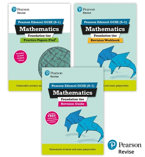 New Pearson Revise Edexcel GCSE Maths (Foundation) Complete Revision & Practice Bundle - for 2026, 2027 exams