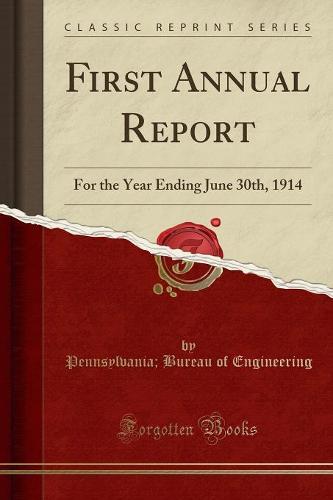 First Annual Report