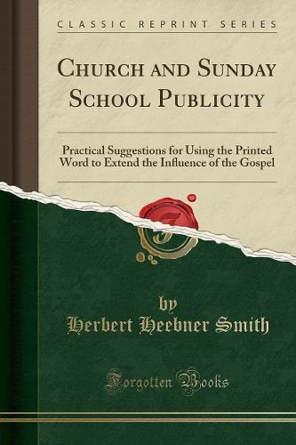 Church and Sunday School Publicity
