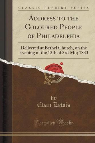 Address to the Coloured People of Philadelphia