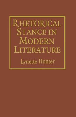 Rhetorical Stance in Modern Literature