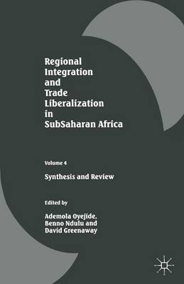 Regional Integration and Trade Liberalization in SubSaharan Africa