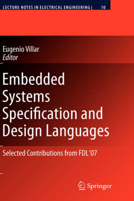 Embedded Systems Specification and Design Languages