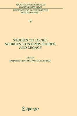Studies on Locke: Sources, Contemporaries, and Legacy