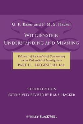 Wittgenstein: Understanding And Meaning