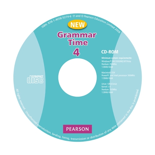Grammar Time Level 4 Student's Book CD-ROM for pack
