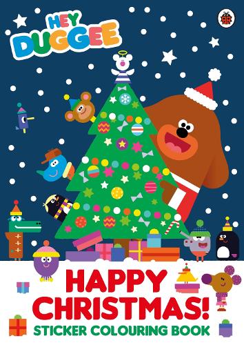 Hey Duggee: Happy Christmas! Sticker Colouring Book