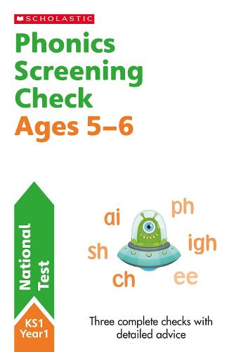 Phonics Screening Check Ages 5-6 by Wendy Jolliffe