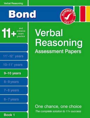 Bond Verbal Reasoning Assessment Papers 9-10 Years Book 1