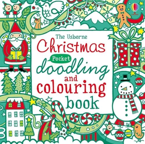 Christmas Pocket Doodling and Colouring book