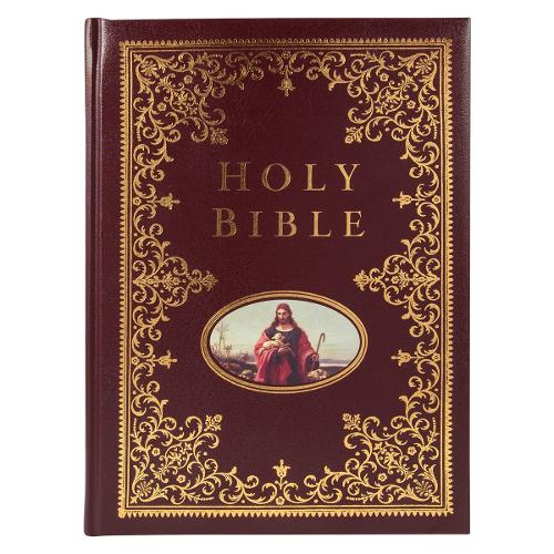 NKJV, Providence Collection Family Bible, Hardcover, Red Letter