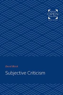 Subjective Criticism