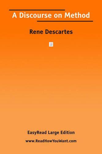 A Discourse on Method