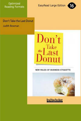 Don't Take the Last Donut
