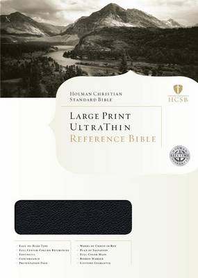 Large Print Ultrathin Reference Bible-HCSB-Legacy