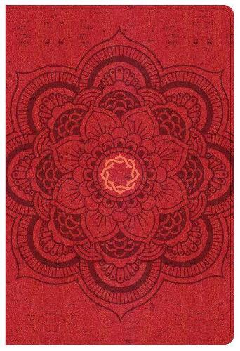 CSB Essential Teen Study Bible, Red Flower Cork LeatherTouch