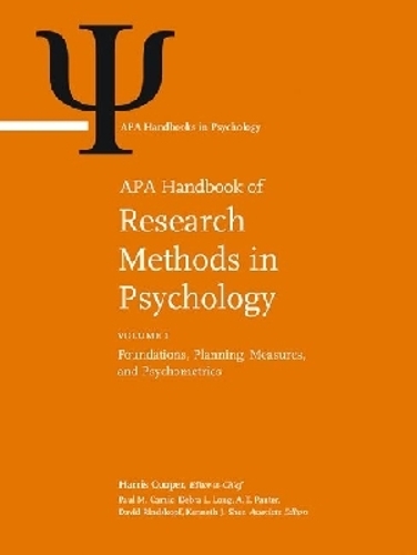 APA Handbook of Research Methods in Psychology