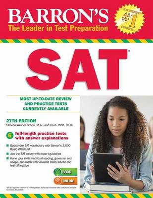 Barrons SAT with CD study guide, 27th Edition