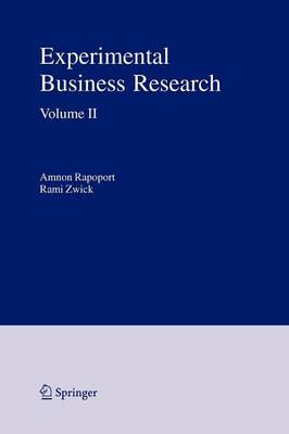 Experimental Business Research