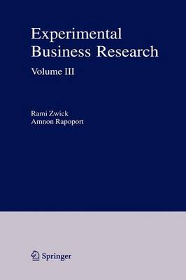 Experimental Business Research