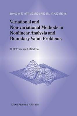 Variational and Non-variational Methods in Nonlinear Analysis and Boundary Value Problems