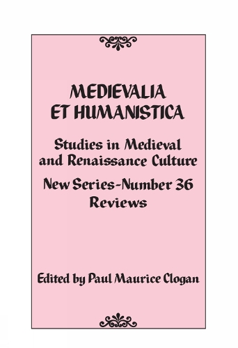 Medievalia et Humanistica, No. 36