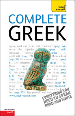 Complete Greek (Learn Greek with Teach Yourself)