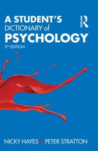 A Student's Dictionary of Psychology